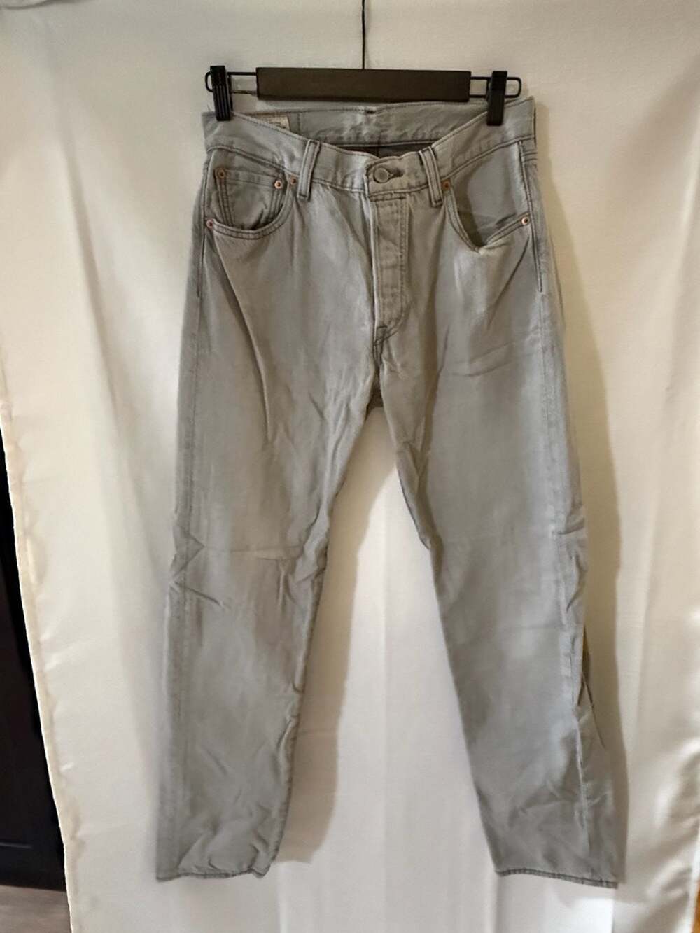 Levi's 501 Original Fit Jeans 30x32 Gray